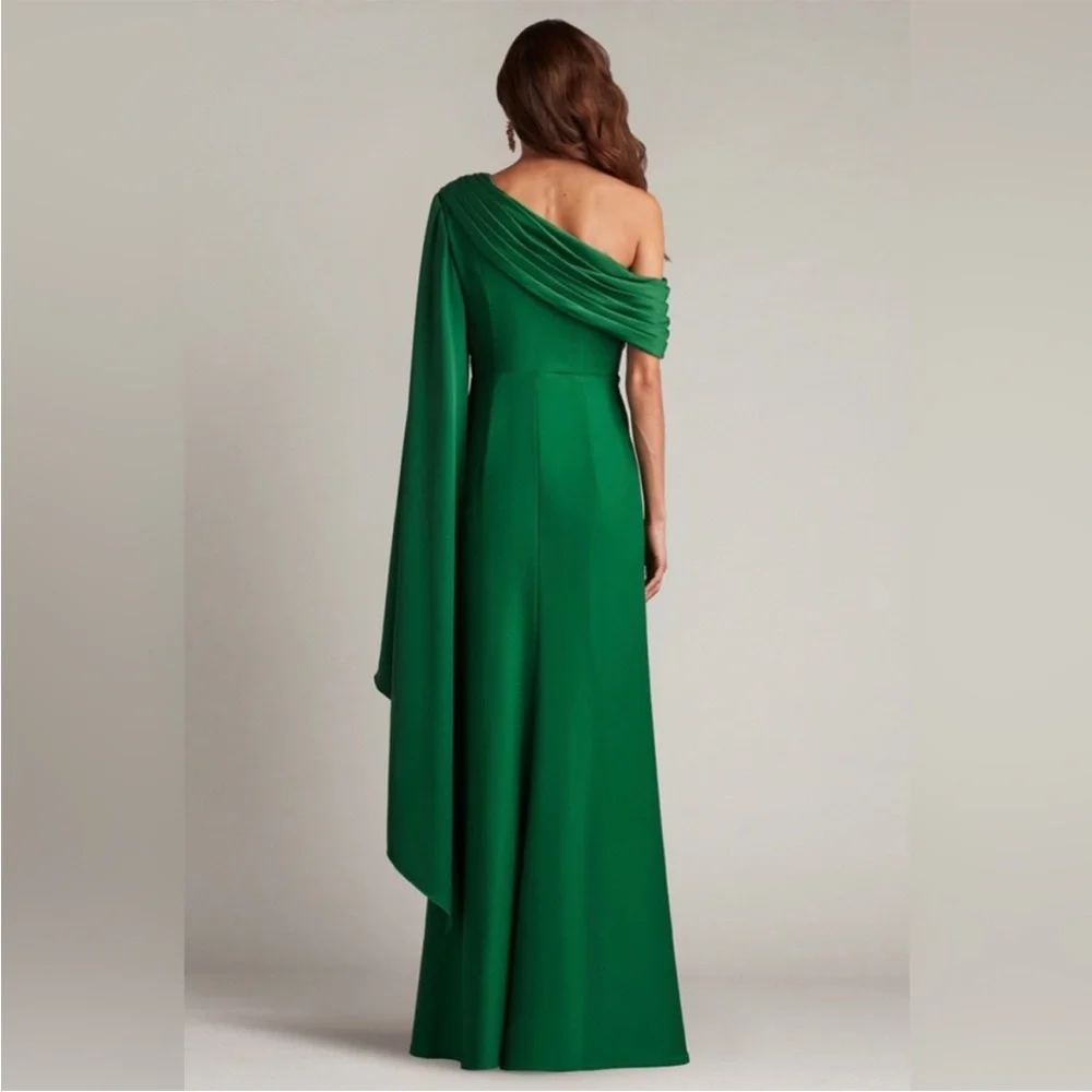 New Tadashi Shoji Ember Cape Gown - Picture 3 of 7